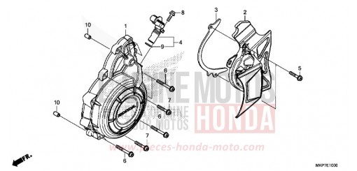 COUVERCLE DE GENERATEUR C.A. CB500XAM de 2021